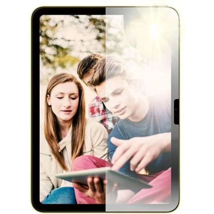 PanzerGlass AntiReflective Armor Screen Protector für iPad 11/10.9, Displayschutzfolie mit reduzierten Spiegelungen, 60 % recyceltem Glas und EasyAligner