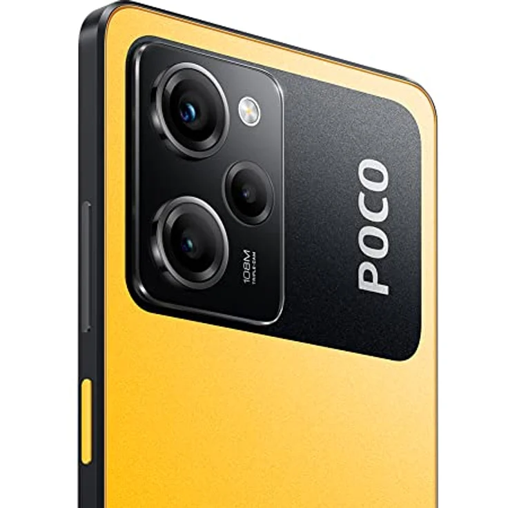 Xiaomi POCO X5 Pro 5G Smartphone+Kopfhörer, 6+128GB Handy ohne Vertrag, 6.67" 120Hz FHD + AMOLED DotDisplay, 108MP Hauptkamera, 5000mAh, 67W Turbo Charge, Yellow (DE Version++2 Jahre Garantie) – Bild 2