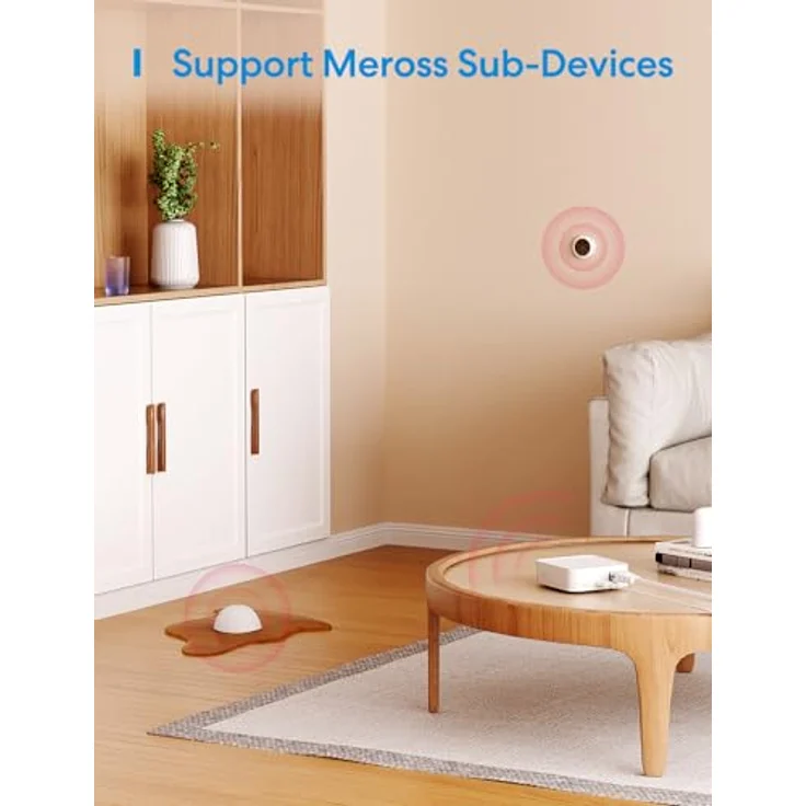 Meross Central MSH450MA, WiFi Matter-Gateway für Smart Home mit einfacher Steuerung, kompakt und zukunftssicher – Bild 8