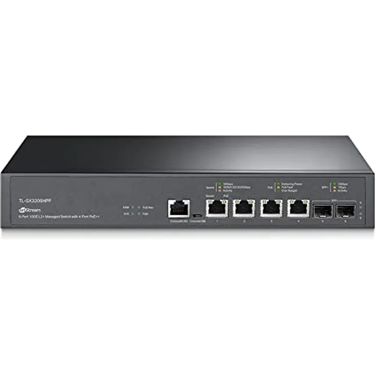 TP-LINK 4-Port 10G Managed POE Switch， TL-SX3206HPP