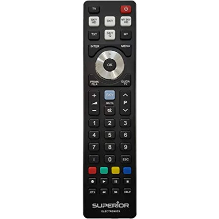 Superior Electronics Universal Replacement Sky/Sky HD/My Sky/Sky Q (Italy/Austria) Ready to be Used, Black, SUPTRB027 – Bild 2