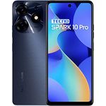 Tecno Mobile Spark 10 Pro Smartphone (Android, Dual SIM, 2460 x 1080 Pixel Display, 8GB RAM, 128GB Speicher, Octa-Core, 50MP Dual-Kamera) Starry Black