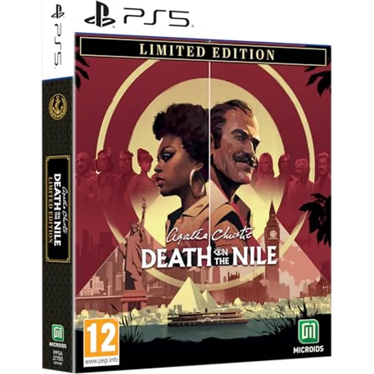 MICROÏDS Agatha Christie - Death On The Nile - Limited Edition - PS5, interaktive Detektivgeschichte mit dualen Protagonisten, erweiteter Handlung und dynamischer Mindmap