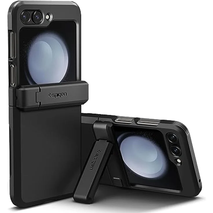 Spigen Tough Armor Pro Hülle Kompatibel mit Samsung Galaxy Z Flip 5 -Schwarz – Bild 1