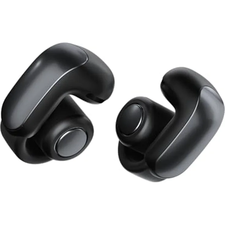 Bose Ultra Open Ear Earbuds mit OpenAudio-Technologie, Open Ear kabellose Earbuds, bis zu 48 Stunden Akkulaufzeit, Schwarz