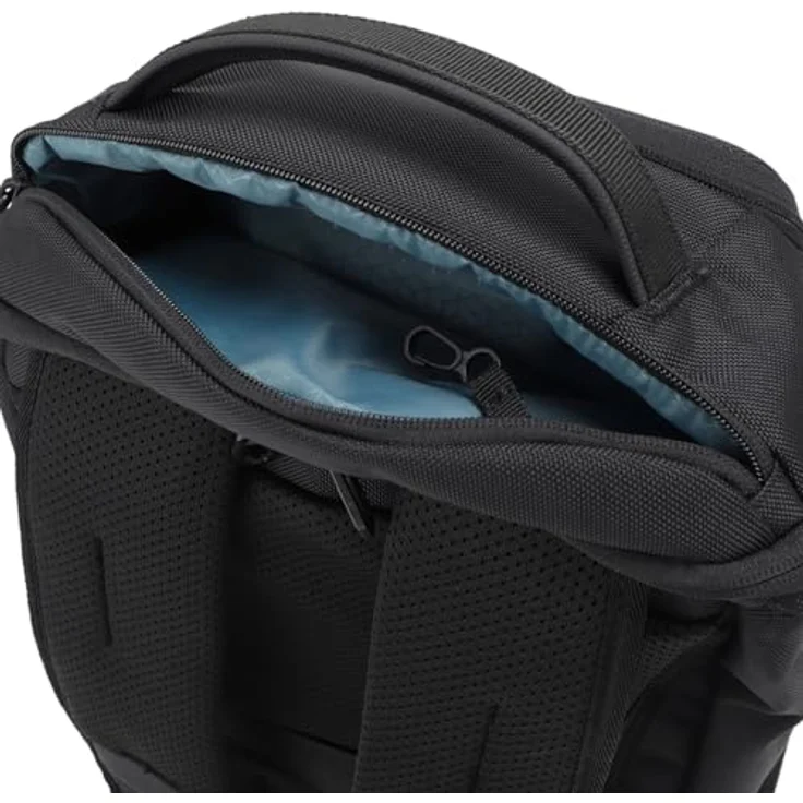 Thule Accent - 28L Laptop-Rucksack mit gepolstertem Laptop-Schutz für Geräte bis 17 Zoll, SafeZone-Fach und Trolley-Befestigung, Schwarz – Bild 8