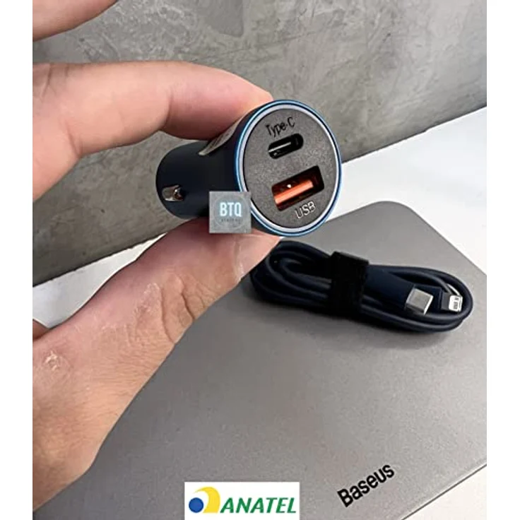 Baseus Golden Contactor Pro Lightning Car Car Charger Set Blue, Handy-Ladegerät mit OEM-Funktionen – Bild 4