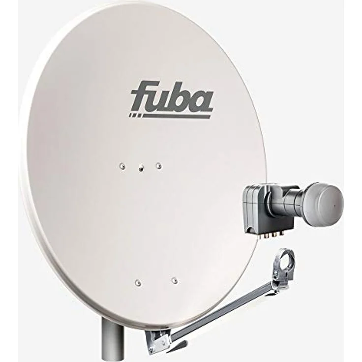 Fuba DAL 804 G Sat Anlage, Satellitenantenne für 4 Teilnehmer mit Quattro-Switch-LNB DEK 417, HD, 4K, 3D-fähig – Bild 1