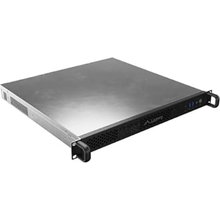 Lanberg SC01-4201-10B, 19" Rackmount Server Gehäuse für ATX/Micro-ATX/Mini-ITX mit 2 Laufwerksschächten, 4 PWM-Lüftern und 1,0 mm dickem Stahlgehäuse – Bild 1