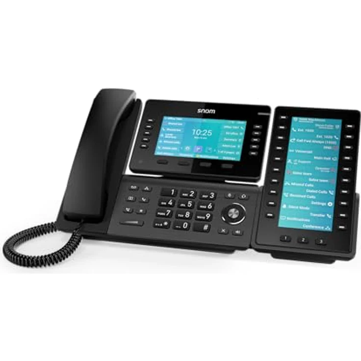 Snom D8C Erweiterungsmodul USB für D865, D862 und D815W, 17,2 cm TFT-Farbdisplay, 60 programmierbare Tasten, schwarz – Bild 5