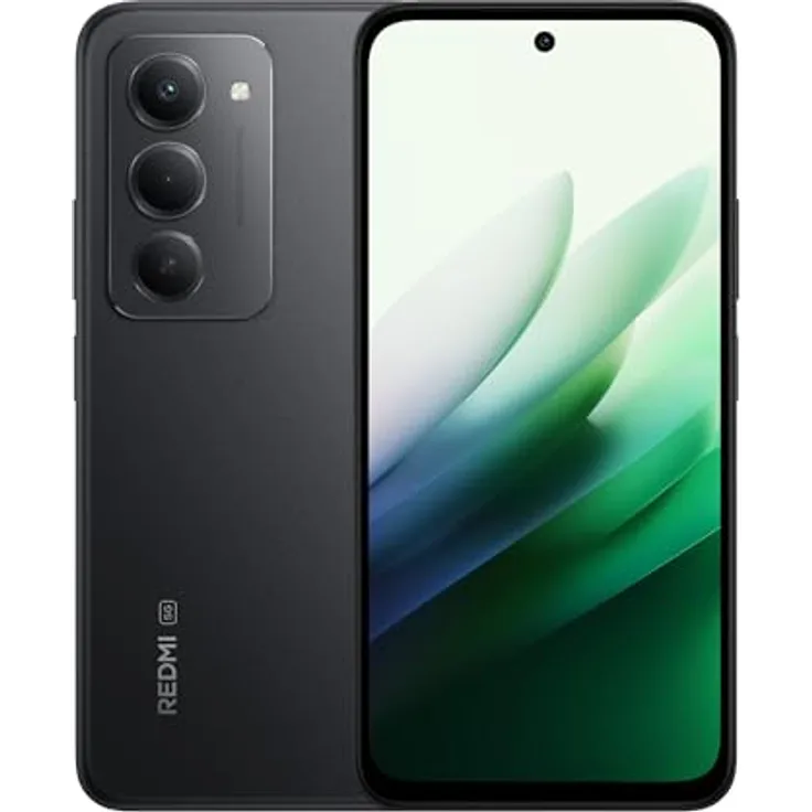 Xiaomi Redmi 15 (256 GB, Midnight Black, 6.90", Hybrid Dual SIM, 5G), Smartphone, Schwarz