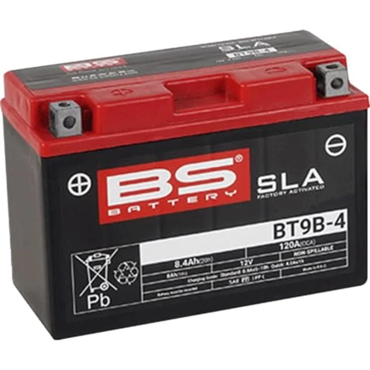 BS Battery BT9B-4, Wartungsfreie SLA Batterie, 12V, 8,4Ah, werkseitig aktiviert, auslaufsicher, hohe Lebensdauer – Bild 2