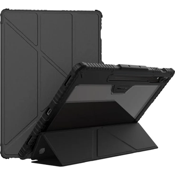 Nillkin Bumper Samsung Tab S9 Ultra Book Case, mit verstellbarem Kamera Slider und S Pen Halterung, Schwarz – Bild 3