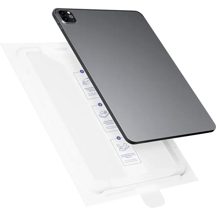 Shockguard EasyShield Original iPad 10th Gen & A16, Displayschutz mit 9H-Härte und Positionierhilfe, kristallklar