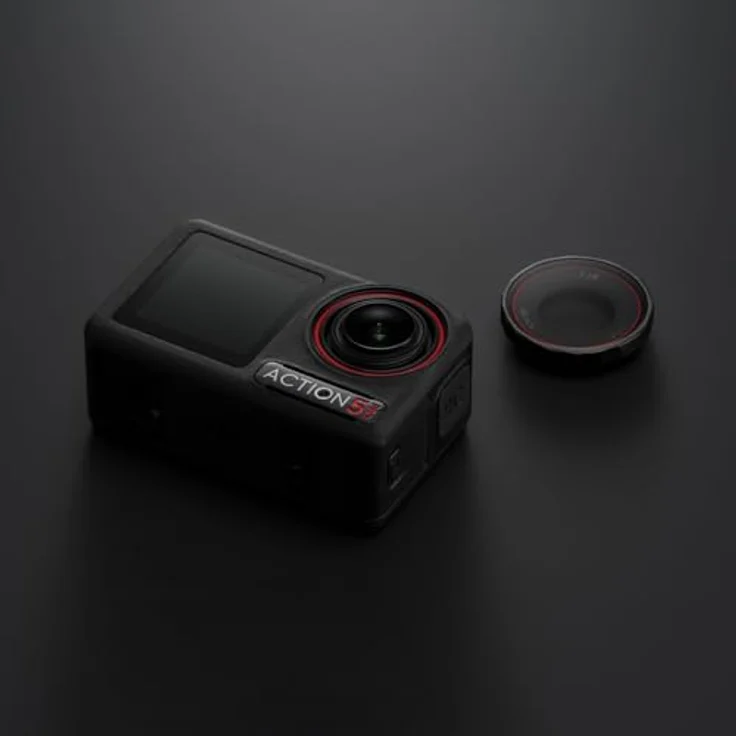 DJI Osmo Action 5 Pro Objektivabdeckung (Glas), sturzsicher und kratzfest, hydrophobe AF-Beschichtung – Bild 5