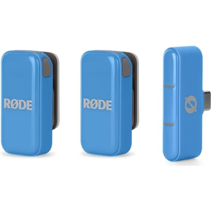 RØDE Wireless Micro, Drahtloses Mikrofon-System mit USB-C, blau – Bild 2