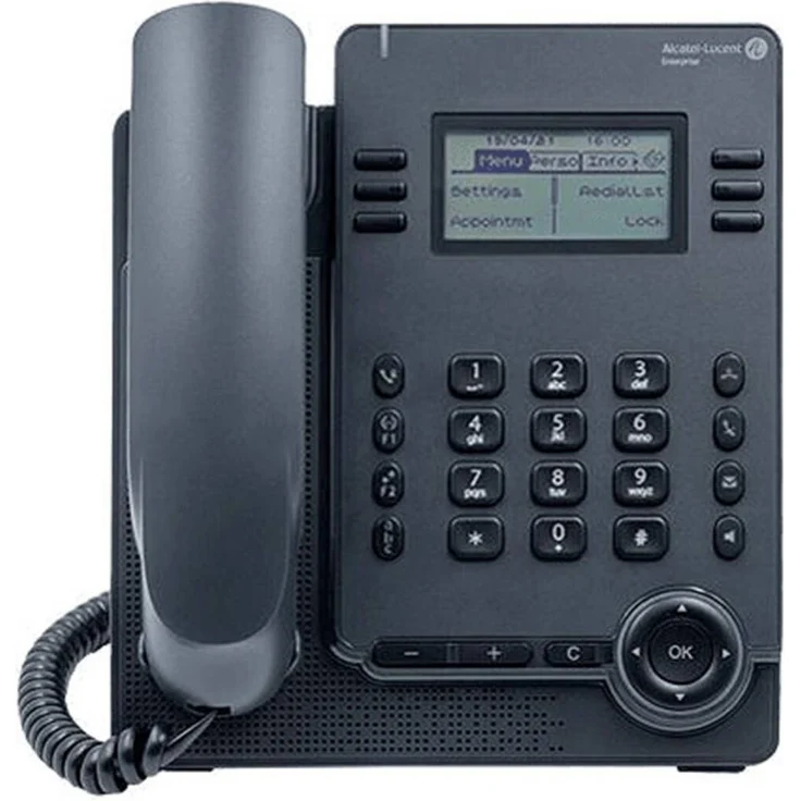 Alcatel Lucent Enterprise ALE-20h Essential DeskPhone, VoIP/Digitaltelefon, Grau – Bild 1