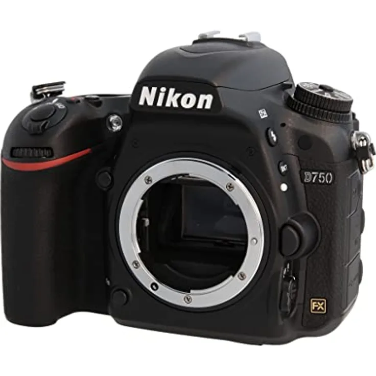 Nikon D750 Vollformat Digital SLR Kamera (24,3 MP, Full-HD Video, EXPEED 4-Prozessor, 3,2 Zoll/8 cm neigbarer Monitor mit 321.000 Bildpunkten, WiFi)