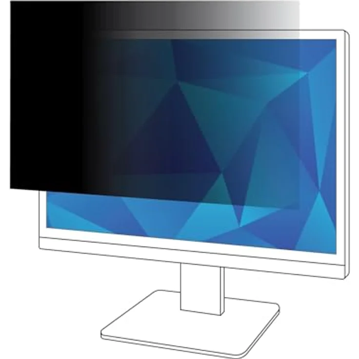 3M PF27.0W9 Blickschutzfilter Standard für Desktops 68,7 cm Weit (entspricht 27,0''Weit) 16:9 – Bild 2