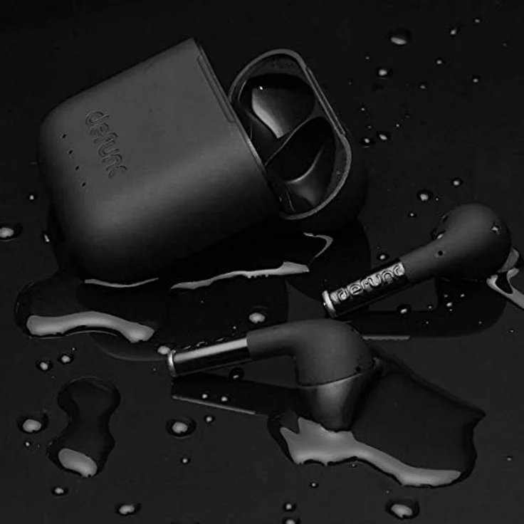 Defunc True Go Slim Headset, kabellos, leistungsstarker Sound, 22 Stunden Akkulaufzeit - Schwarz – Bild 3