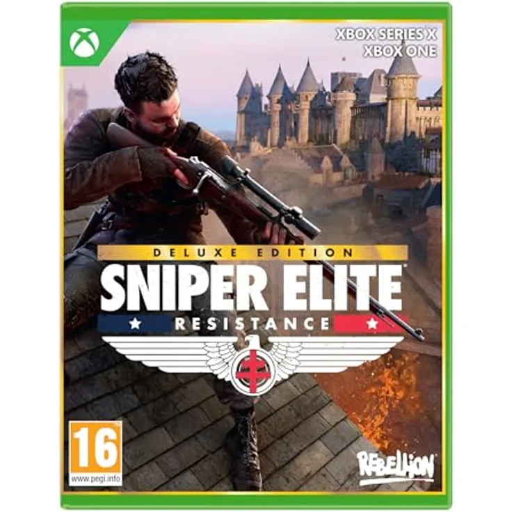 Fireshine Games Sniper Elite: Resistance Deluxe Edition (Xbox Series X) - Two Days Early Access, Visceral X-Ray Kill Cam, Authentic WWII Weapons
