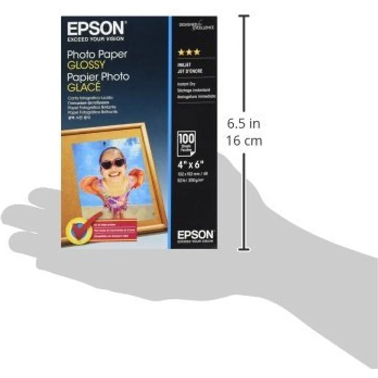 EPSON Foto Papier glänzend 100x150mm 100 Blatt 1er-Pack – Bild 5