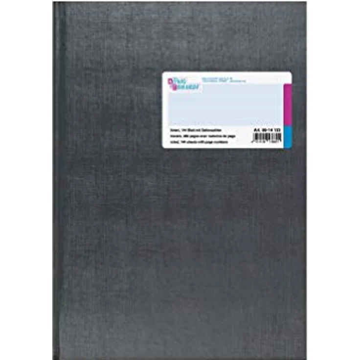 König & Ebhardt Geschäftsbuch 8614123, A4 liniert, grau, 144 Blatt – Bild 1
