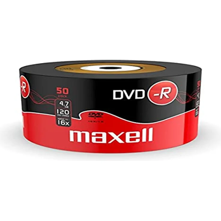50 Maxell DVD-R 4,7 GB 16x print Cake – Bild 2