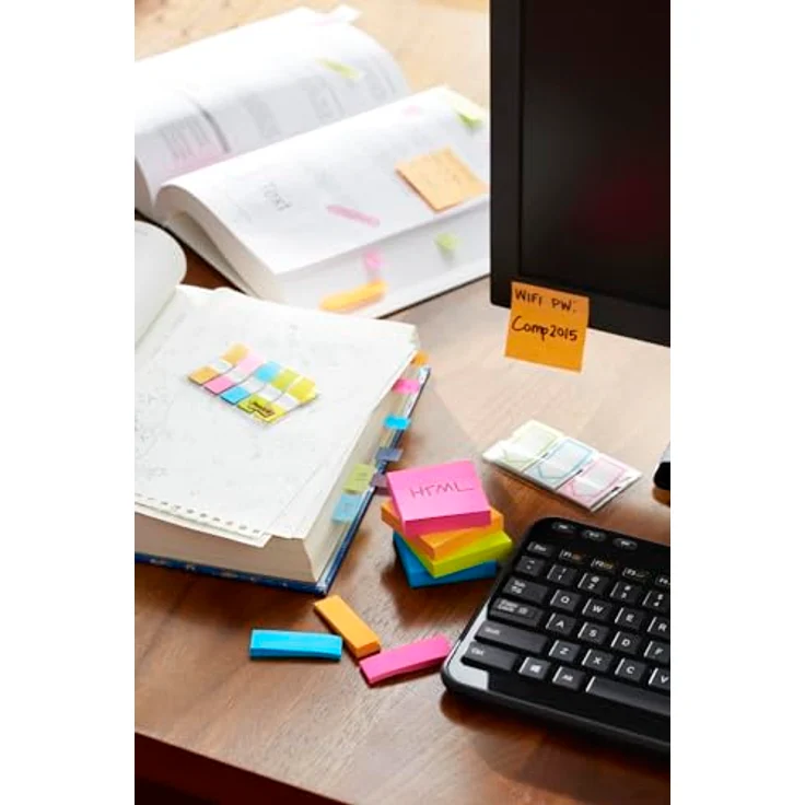 Post-it® Haftstreifen Index Pfeile 684ARR, 11,9 x 43,2 mm, punktgenaues Daten-Wiederfinden – Bild 6