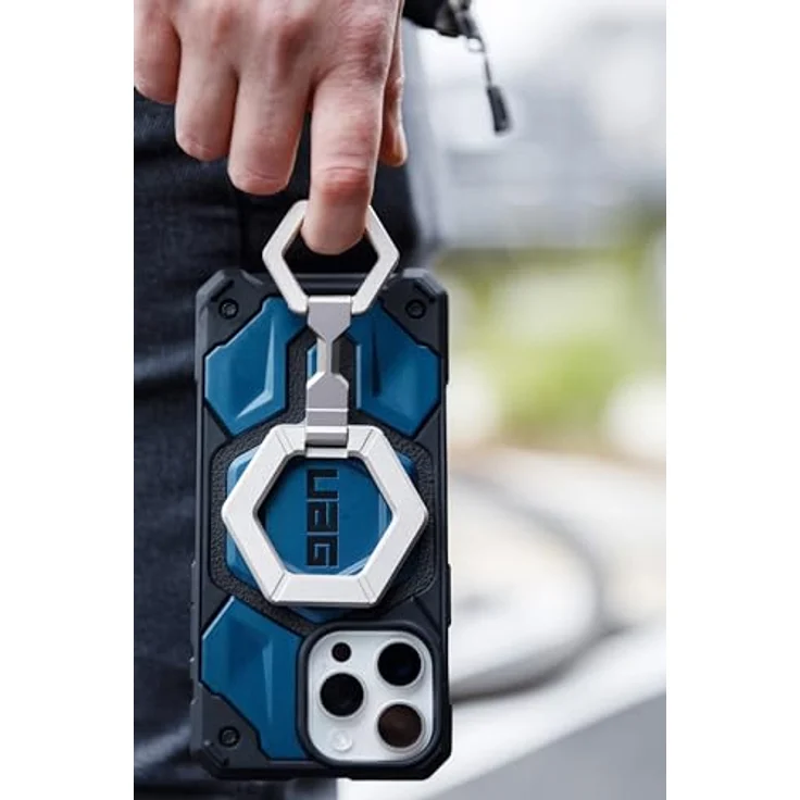 UAG Magnetic Ring Stand, MagSafe-kompatible Smartphone Halterung mit hochfestem Magnet, grau – Bild 4