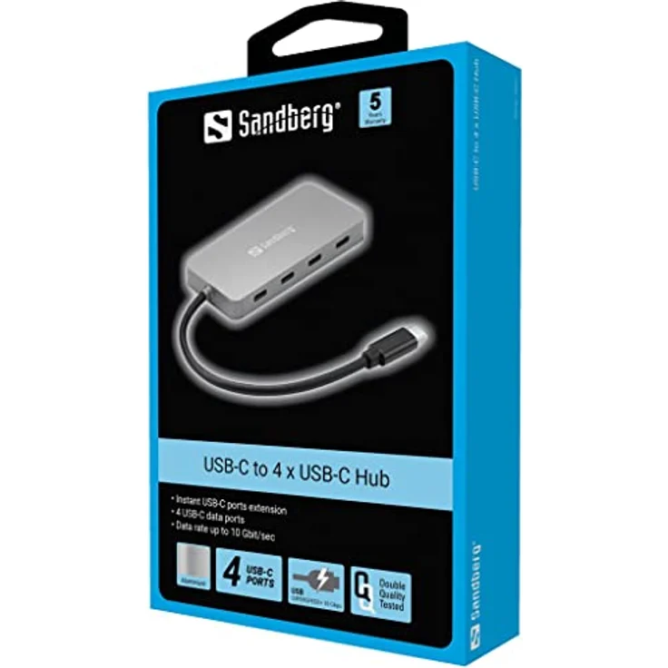 USB-C to 4 x USB-C Hub – Bild 2