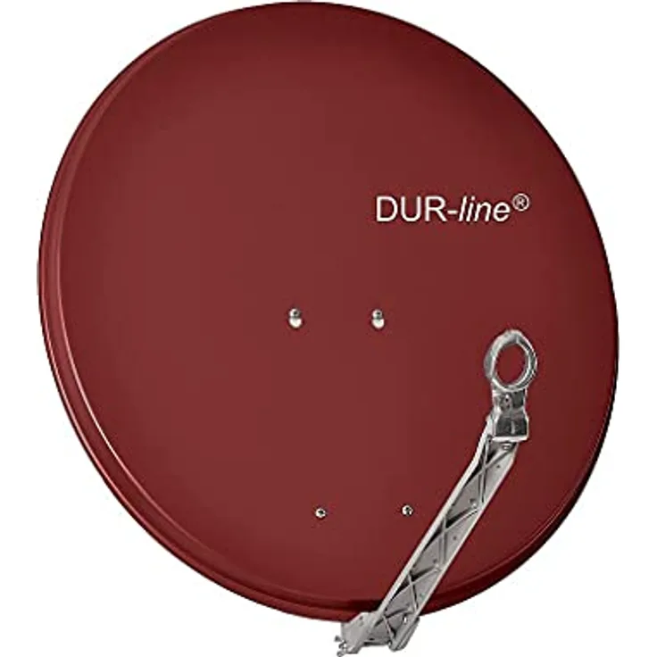 DUR-LINE DURLINE AS 75ZR - Sat Spiegel, 75 cm, rot (RAL 8012) (12082)