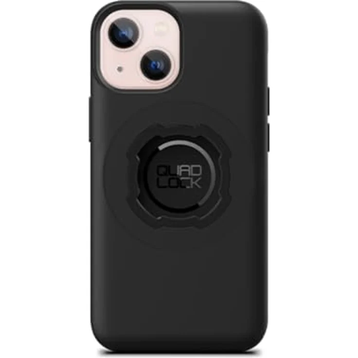 QUAD LOCK MAG Hülle für iPhone 13 Mini, schwarzer MAG-Ring, schlankes TPU-Material, Edge-to-Edge-Schutz, kompatibel mit Quad Lock Halterungen – Bild 1