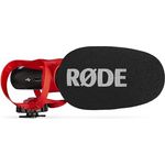 RØDE VideoMic GO II Ultra-kompaktes Richtrohrmikrofon, 3,5-mm- und USB-Ausgänge, Podcasting, Schwarz