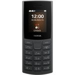 Nokia 105 2G Edition 2023 (Dual-SIM, 1,77" Display, 1000 mAh Akku, 32MB, 3.5mm Kopfhöreranschluss, FM Radio) Charcoal