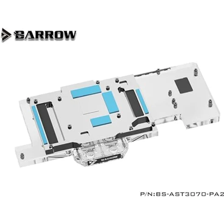 Barrow LRC2.0 Full Coverage GPU Water Block for ASUS TUF 3070 Aurora RGB - Acryl, Hochwertige Material, Langlebig, Robustheit – Bild 5