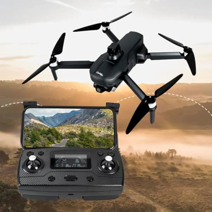 Casativo Profi GPS-Drohne, faltbar mit 4K-Kamera, 360° Hindernis-Erkennung, 6-Achsen Gyroskop, Brushless Motor – Bild 2