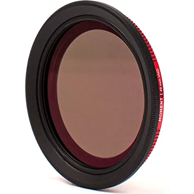 MOMENT 49mm Variable ND Filter (2-5 Stops), Präzise Lichtkontrolle aus Cinema Glas, Aluminiumrahmen mit Antireflexbeschichtung