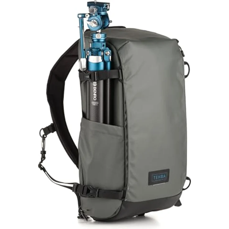 Tenba Solstice V2 16l SlingBag, Kameratasche in Grau mit flexiblem Innenorganisationssystem und abnehmbarer Regenhülle – Bild 6