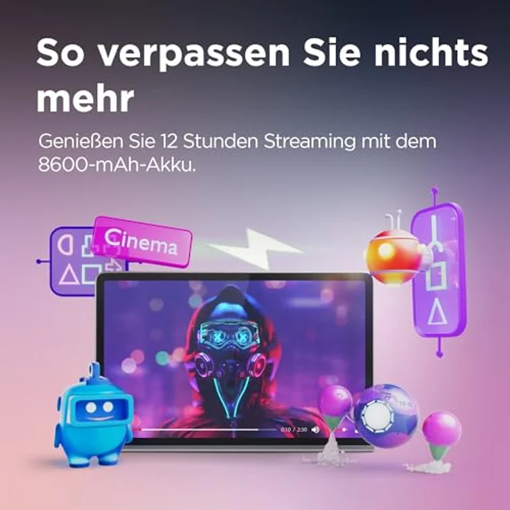 Lenovo Tab Plus 11,5" 2K Tablet mit JBL Sound, Dolby Atmos und Mediatek Helio G99 – Bild 4