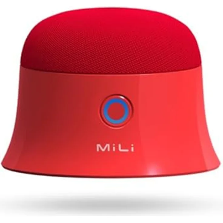 MiLi Ultron | Mag Soundmate magnetischer Bluetooth-Lautsprecher | rot, bis zu 8 Stunden Wiedergabezeit, schnelles Aufladen in 1,5 Stunden, erweiterte Basstextur und Lautstärke