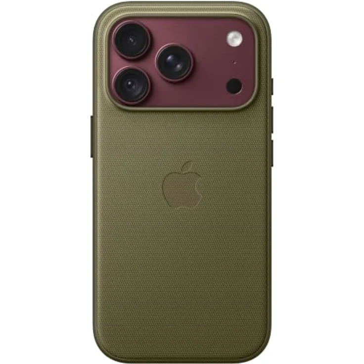Apple TechWoven Case iPhone 18 Pro, Oliv, MagSafe-kompatibel, aus 100% recyceltem Polyester mit texturiertem TPU-Rahmen – Bild 2
