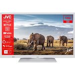 JVC LT-24VH5156W 24 Zoll Fernseher/Smart TV (HD Ready, HDR, Triple-Tuner, Bluetooth) - Inkl. 6 Monate HD+ [2023]