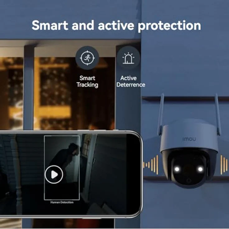 Imou 360° Outdoor Wi-Fi Camera Cruiser SE 5MP IPC-K7CP-5H1WE – Bild 2