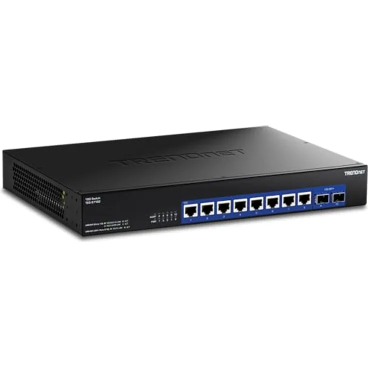 TRENDnet TEG-S7102, 10-Port 10G Unmanaged Switch mit intuitiver Steuerung
