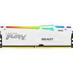 Kingston Fury Beast Weiß RGB Expo 32GB 6000MT/s DDR5 CL30 DIMM Desktop Gaming Speicher Kit mit 2 - KF560C30BWEAK2-32