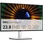 Dell U2424H UltraSharp 24 Zoll Full HD (1920x1080) Monitor, 120Hz, IPS, 5ms, 100% sRGB, 2X USB-C, 2X DisplayPort, HDMI, 3X USB, 3 Jahre Garantie, Silber