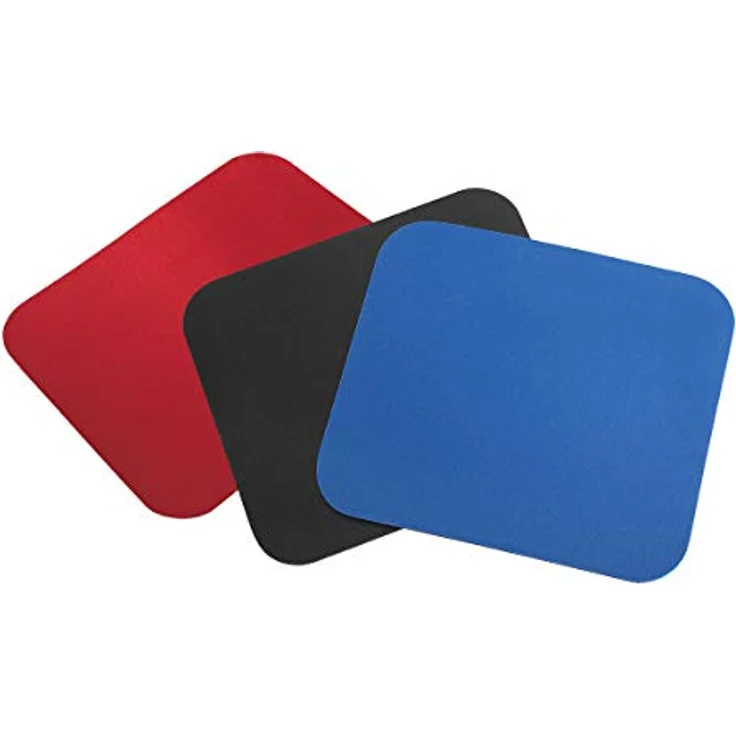 LogiLink ID0128 - Mauspad 220 x 250 x 3 mm für alle Maustypen (Kugel, Optisch, Laser) mit stark haftender Unterseite für optimalen Halt, Farbe: Rot – Bild 6