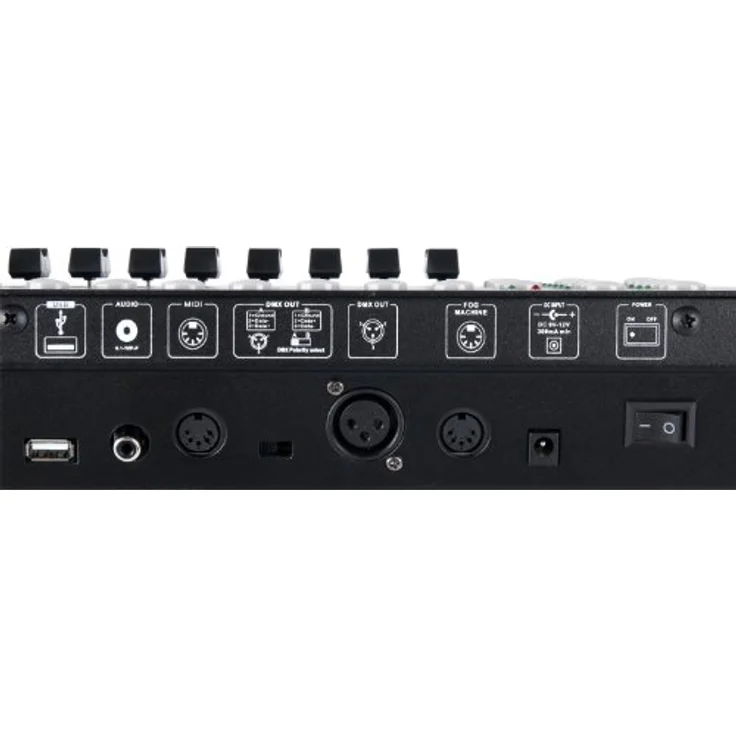 Showlite Master Pro 192 Kanal DMX Controller (zur professionellen Lichtsteuerung, USB Anschluss zur Datenspeicherung, max. 240 Szenespeicher, Midi-Input: 5-pol Standard Interface) – Bild 4