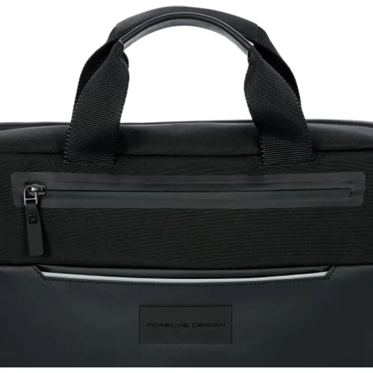 Porsche Design Urban Eco Aktentasche, 38 cm mit Laptopfach, schwarz, 100% Polyester – Bild 6